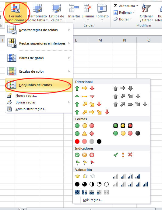 El formato condicional es una característica de Excel que permite clasificar el grupo de datos según nuestros intereses