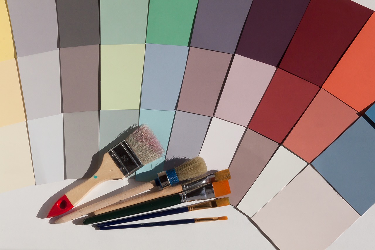 color patterns, brush, design
