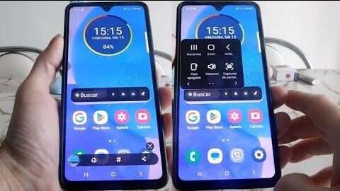 Cómo tomar capturas de pantalla en un Samsung A54 desde el gestor de capturas