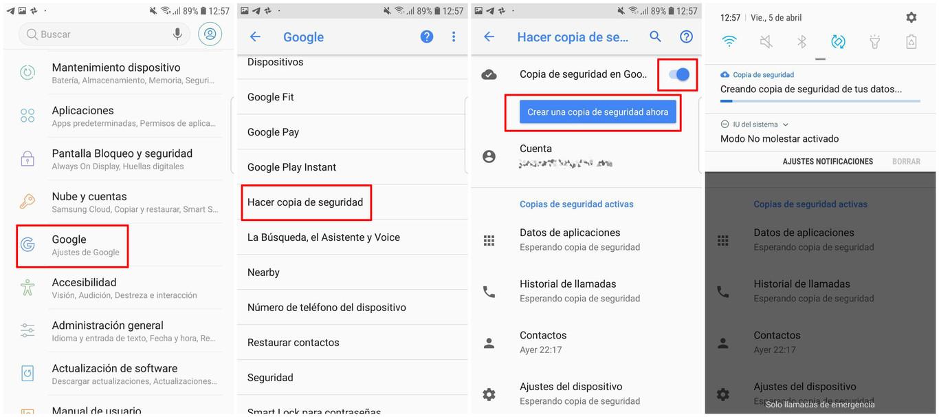 Realizar una copia de seguridad antes de iniciar el proceso de formatear tu celular es un paso imprescindible si quieres conservar los datos.